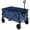 Navy, variant on Goplus Folding Collapsible Wagon Utility Camping Cart W/Wheels & Adjustable Handle Red