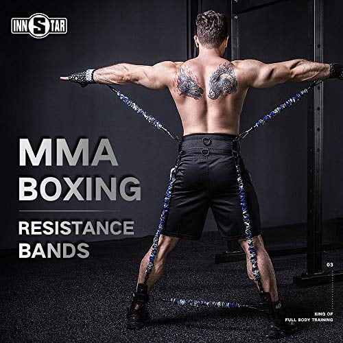 boxing training with resistance bands