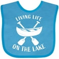 thumbnail image 3 of Inktastic Living Life on the Lake Boys or Girls Baby Bib, 3 of 4