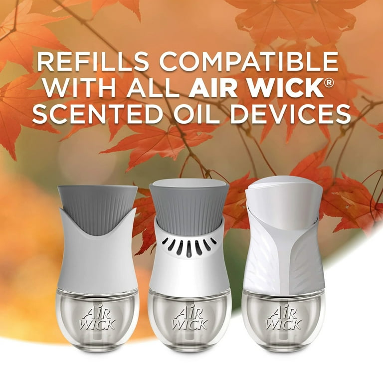 Air Wick Plug in Scented Oil 5 Refills Baked Caramel Chocolate