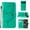 Green, variant on Pixel 6 Pro Wallet Case,Embossed Butterfly PU Leather Credit Card Holder Slots Full Body Protection Kickstand Flip Folio Shockproof TPU Phone Cover For Google Pixel 6 Pro,Black