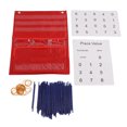 thumbnail image 1 of Place Value Pocket Chart Place Value Pocket Chart For Kindergarten Counting Pocket Chart Counting Place Value Pocket Chart With 200pcs Straw 20 Rubber Bands For Classroom, 1 of 8