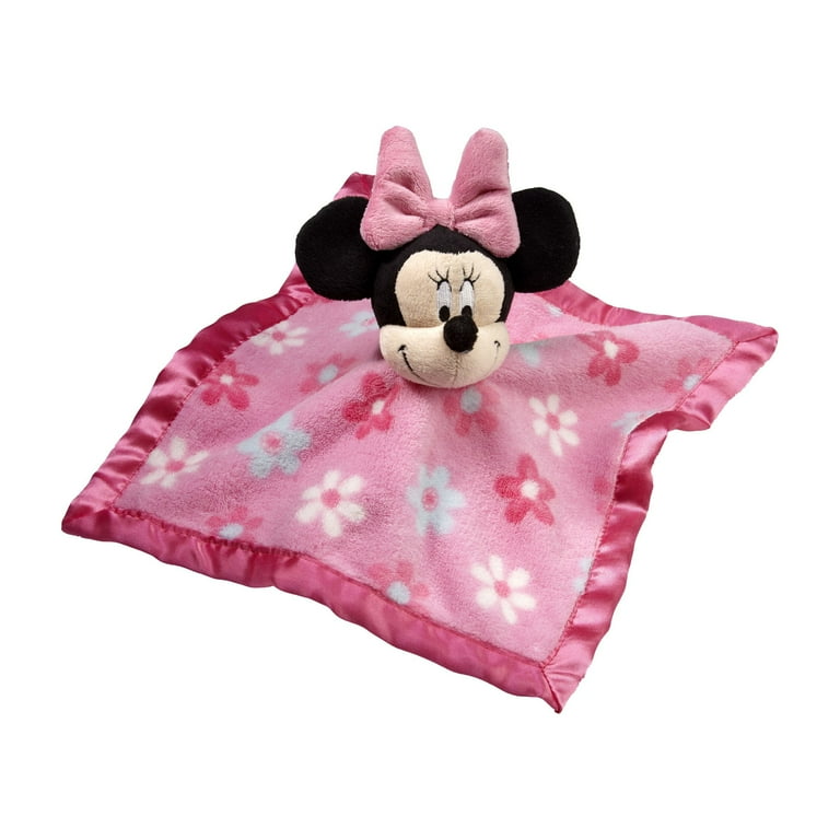 Disney Baby Pink Minnie Mouse Pink Security Blanket
