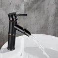 thumbnail image 3 of Grifo de baño negro, Grifo de baño de bambúGrifo de lavabo negro, Grifo de baño de cromo negro, Apertura aplicable Ø32-42 mm esquí esquí Gafas de esquí, 3 of 4