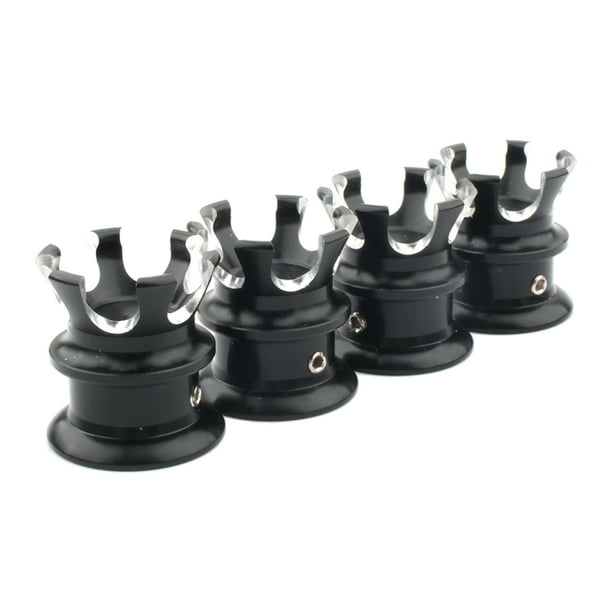 4 piezas corona motocicleta cabeza perno tuercas tapas de bujía para todo negro Sunnimix Cubiertas de tuercas de perno de cabeza