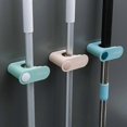thumbnail image 3 of 4-pack traceless mop holder, broom holder clip, household hook, traceless punch-free mop clip, bathroom wall bracket, 3 of 5