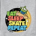 thumbnail image 3 of Disney - Toy Story - Eat Sleep Skate Repete - Men's Crew Neck Fleece Pullover, 3 of 5