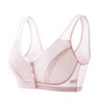 thumbnail image 6 of MEICHEN Thin Front Closure Bra for Older Wireless Anti Sagging Underwear Seamless Bralettes Summer Fall Essentials Fashion Clothing, 6 of 8
