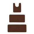 thumbnail image 2 of Boovnll Bathroom Rugs Set of 3, Super Absorbent Soft Solid Color Velvet Toilet Mat, Bath Mat Non-Slip Backing Quickly Drying for Bathroom, Kitchen, Pool, Bath Mats for Bathroom, 2 of 8