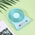 thumbnail image 3 of Mistaha Mini Desk USB Fan 3 Gears with Night Light Portable for Home Travel Office, 3 of 8