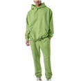 thumbnail image 2 of TIMIFIS Ensemble de Survêtement pour Hommes 2 Pcs à Capuche, Chandail Décontracté pour Course Jogging Sport Automne, 2 of 9