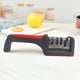 thumbnail image 4 of Afilador de cuchillos de mano multifuncional | Herramienta de afilado de cuchillas de cocina profesional de 4 etapas | Compatible con cuchillos de chef, dentados, de cocina, multiusos | Empuñadura, 4 of 7