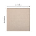 thumbnail image 2 of BESTYASH 1Set Linen Polyester Square Napkin For Banquet Table Decoration Khaki, 2 of 6