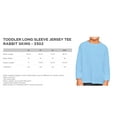 thumbnail image 2 of Rabbit Skins Toddler Long Sleeve Jersey Tee - Fine Cotton Toddler T-Shirt 3302 - Kids Unisex Sport Shirt Tee for Boys Girls Gift, 2 of 2