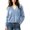 Blue open front cardigan women a1, variant on Women's Furry Fuzzy Cardigan Sweaters Open Front Solid Color Long Sleeve Button Up Knit Outerwear Fashion Fall Spring Outfit, Purple M