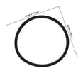 thumbnail image 2 of BESTYASH Wheelchair Rear Wheel Punctureproof PU Black Durable 1Set for Indoor Use, 2 of 8