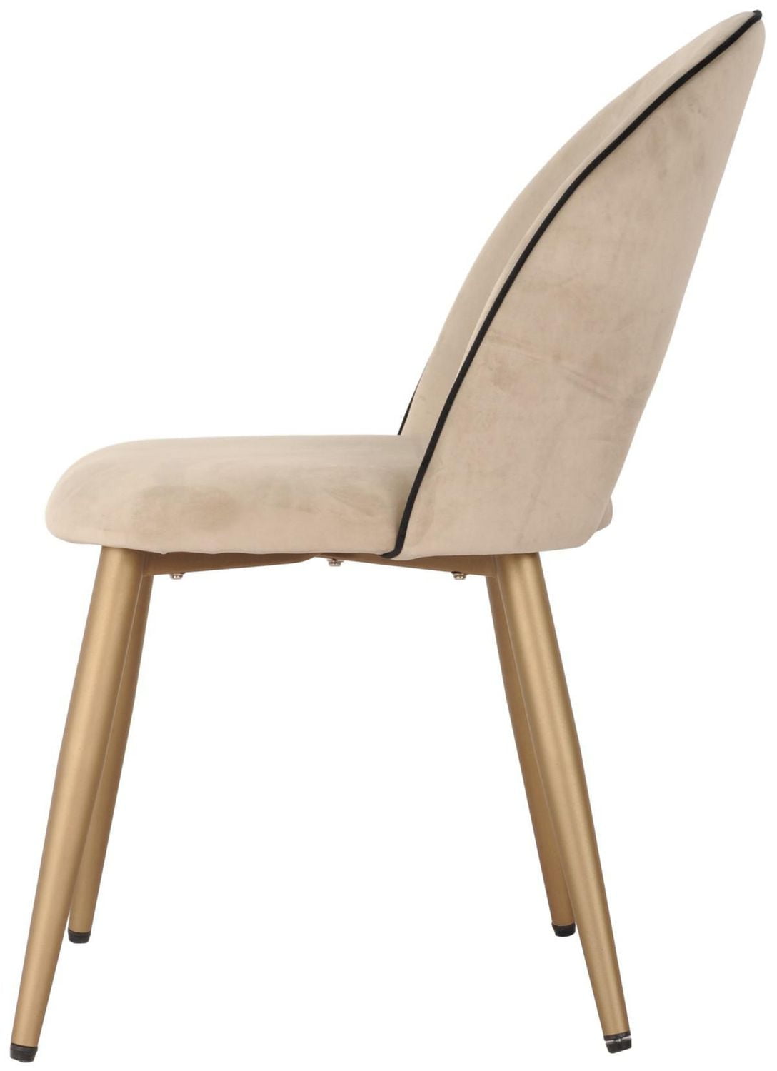 Chaise de salle à manger Sophie, ensemble de 2, Beige