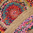 thumbnail image 4 of SAFAVIEH Natural Fiber Anderson Geometric Area Rug, Pink/Natural, 8' x 8' Round, 4 of 8