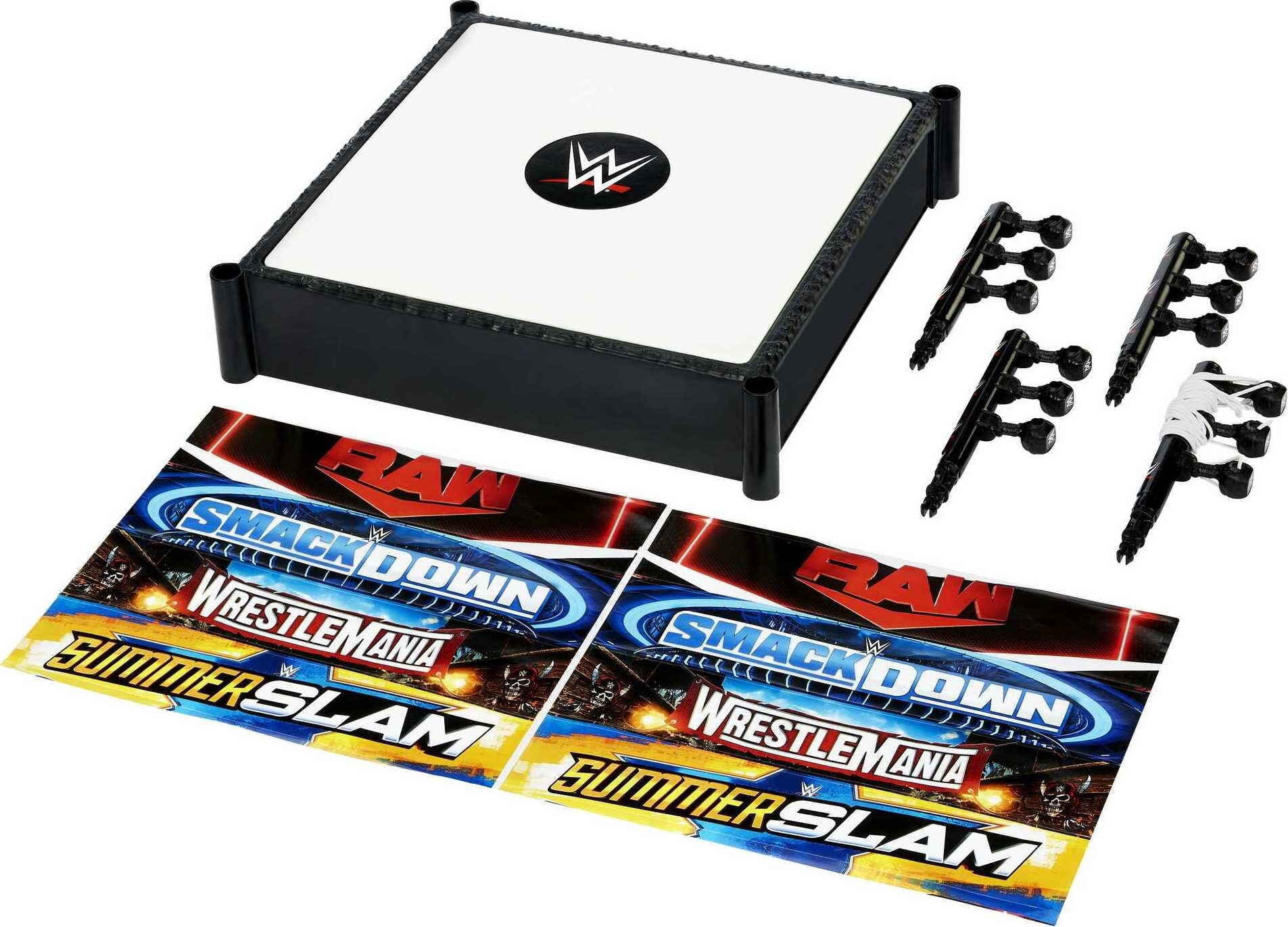 WWE Smackdown Live Unassembled Wrestling Ring With Spring Loaded Mat NEW 