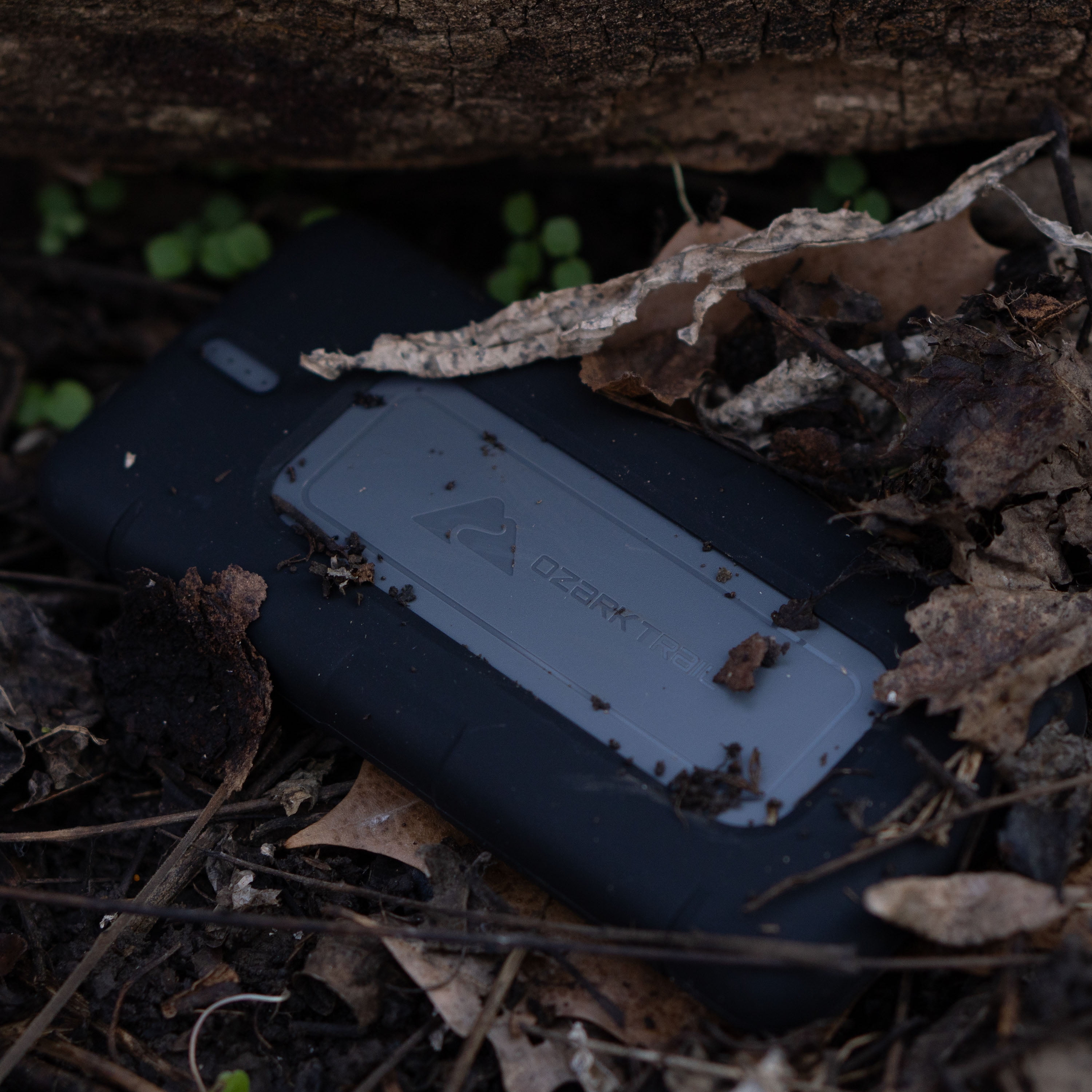 Ozark Trail 10,000 mAh Power Bank – IPX4 Water-Resistant Portable Charger, Black