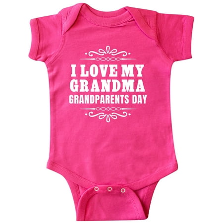 

Inktastic Grandparents Day I Love My Grandma Gift Baby Boy or Baby Girl Bodysuit