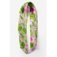 thumbnail image 2 of Bimba Pink Tropical Leaves & Floral Pure Silk Printed Scarf Dupatta Head Neck Wrap Bandanas For Women 40 x 40 Inches, 2 of 6