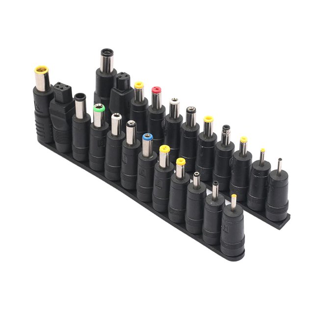 23 en un Stromanschluss Universal DC Socket 5.5x2.1mm para enchufe convertidor de conector Hugo Adaptador de conector de enchufe de alimentación