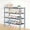 Grey, variant on decorUhome 3 Tier Bamboo Shoe Rack , Shoe Shelf for Closet, Shoe Storage Organizer for Entryway, Natural, 26.7" x 11" x 18.3"