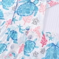 thumbnail image 7 of Women's Shorts Suits 2 Piece Summer Beach Hawaiian Printed Short Sleeve Button Down Sets Comfy Casual Vacation Loose Fit Loungewear, 7 of 7