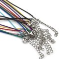 thumbnail image 4 of 100 piezas de hilo de cera de pulseras de collar de encerado de colores Mezclado Zulema Cordón de collar de algodón encerado, 4 of 8