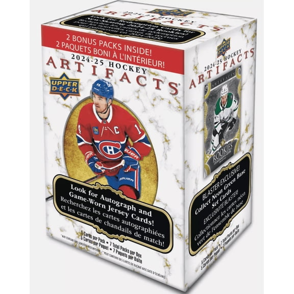 2024-25 NHL Upper Deck Artifacts Hockey Factory Sealed Blaster Box 32 Cards