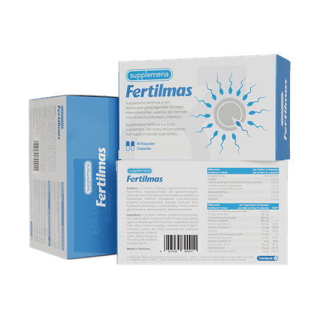 Supplemena Fertilmas (3 Months) - Men's Fertility (Best Way To Improve Sperm Count)