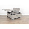 thumbnail image 4 of Sunny Designs Mahogany Wood Coffee Table with Lift Top and Casters - Alpine Gray, 4 of 4