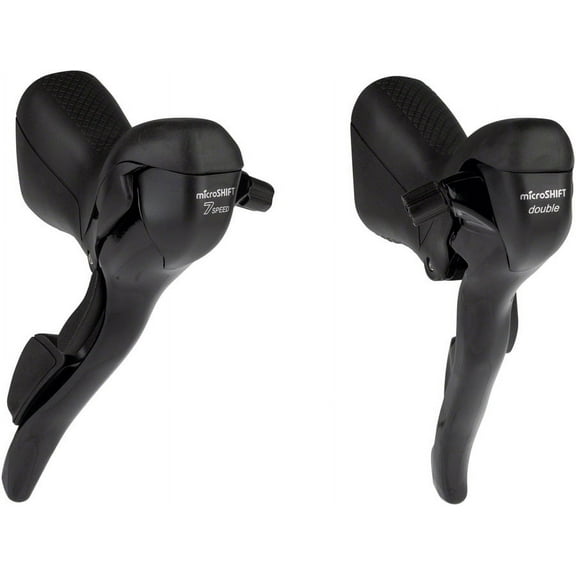 microSHIFT R7 Drop Bar Shift Lever Set - 2 x 7-Speed