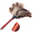 thumbnail image 1 of Escoba y limpiador de suelos, plumero de avestruz, plumero, plumero de madera, cepillo de plumas para polvo, 1 of 1