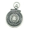 Charles-Hubert- Paris 3864-S 47mm Quartz Pocket Watch - Antique Chrome