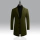 thumbnail image 5 of Abrigo de lana para hombre de otoño e invierno Abrigo largo de invierno Abrigos y chaquetas de lana para hombre, 5 of 5