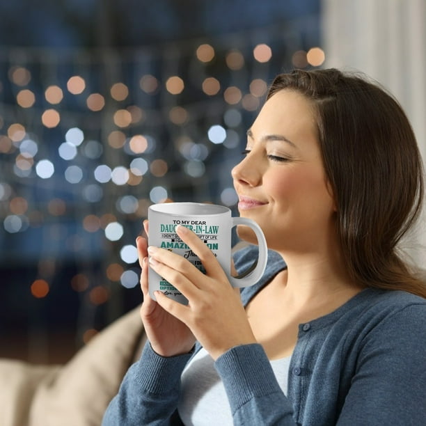 Taza de Café de Cerámica con Asa Grande, Apta para Lavavajillas y Microondas, Ideal para Viajes. Regalo Divertido para Tu Pareja, Cumpleaños, San Valentín, Navidad.