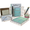 thumbnail image 1 of Wire Metal 5 in 1 Desk Organizer Set, Copper, 1 of 10