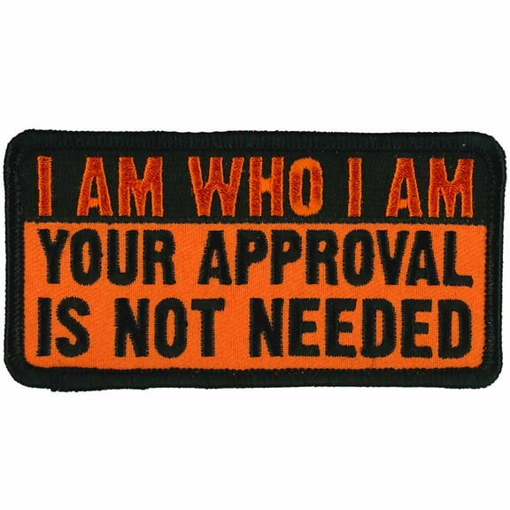 Hot Leathers PPW1027 4 x 2 in. Who I Am Patch - Multi Color