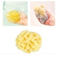 thumbnail image 2 of FUEENIRVA 1Pc Natural Seaweed Bath Sponge Yellow Honeycomb Sponge for Shower and Exfoliating, 2 of 8