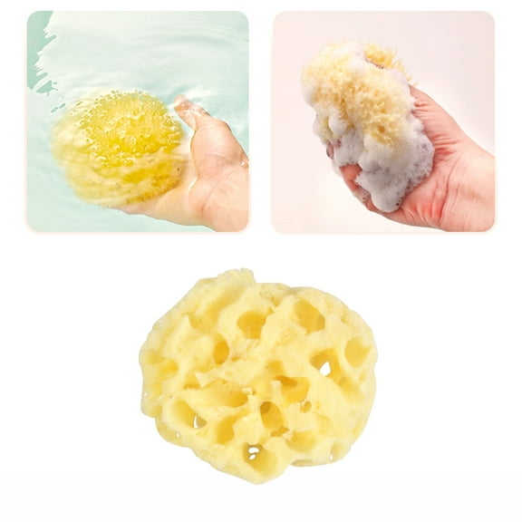 Clispeed Bathing Sponge Bath Sponge Natural Sponges Massaging for Children Bathing 1PC