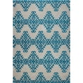 thumbnail image 1 of Ladole Rugs Modern Soft Trellis Geometric Bedroom Dining room Living Room Carpet Area Rug in Turquoise-Ivory, 1 of 4