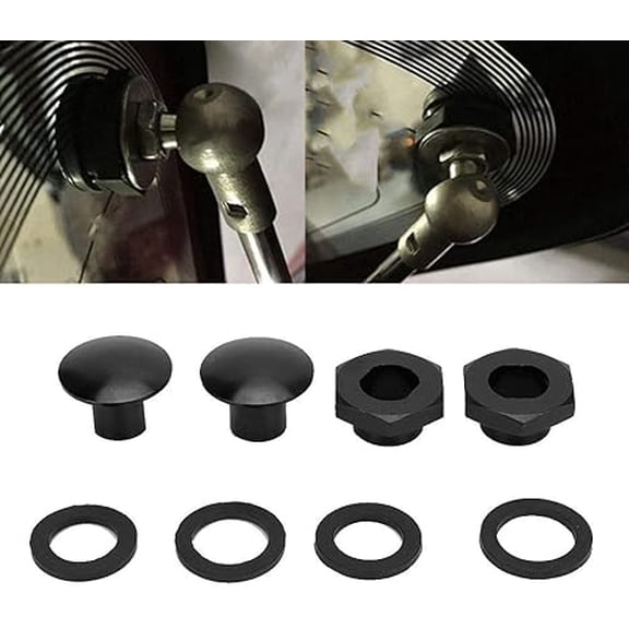 90101-SR3-000 Rear Window Glass Support Strut Hardware Kit Fit for Honda CR-V 1997-2001 1pcs Black