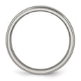 thumbnail image 2 of Chisel Titanium Polished 4mm Grooved and Beaded Edge Band, 2 of 7