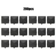 thumbnail image 1 of Herwey Four Claw Rivets, Decorative Rivet, 200Pcs Square Rivets Metal Stylish DIY Shoes Bags Hats Decoration Accessories 9mm, 1 of 8