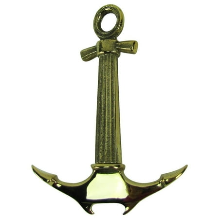 - Solid Brass Ship's Anchor Wine Bottle Corkscrew/Beer Opener Nautical Ships Decor, Solid Brass Ship's Anchor Wine Bottle Corkscrew and Beer Bottle Opener Measures 4 1/4.., By TreasureGurus LLC
