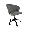 thumbnail image 1 of Silla de Oficina Top Living Terciopelo Gris Oscuro, 1 of 6