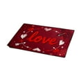 thumbnail image 2 of Uuiauoio Valentines Doormat Heart Door Mat Indoor Outdoor Entrance Heart Rug Carpet Non Slip Kitchen Bathroom Welcome Mat for Valentines Day Decoration Anniversaries Celebrations Doormat, 2 of 2