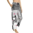 thumbnail image 2 of Junzan Cats Group Women'S Pajama Pants Drawstring Comfy Sleep Bottoms With Pockets, 2 of 9